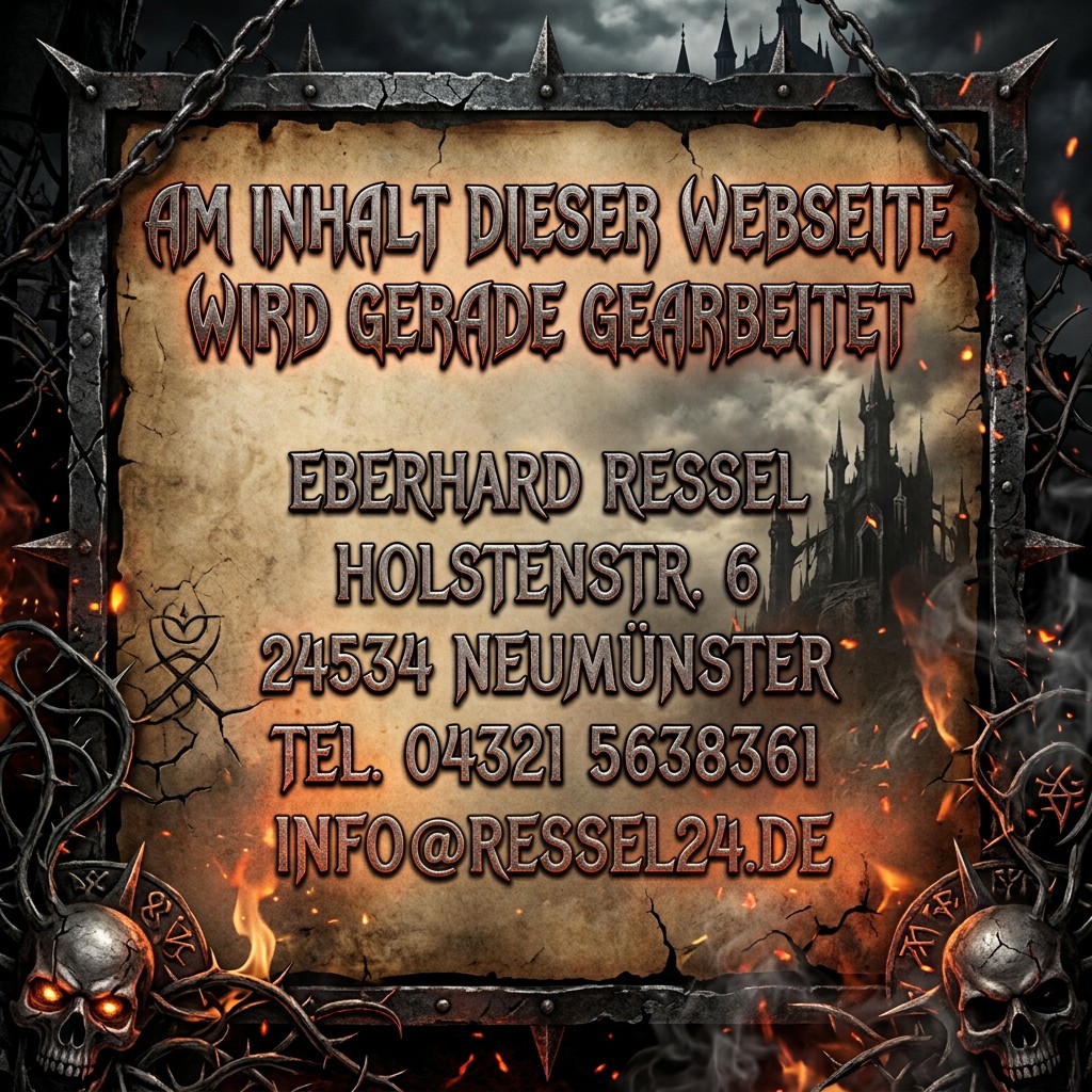 Am Inhalt dieser Webseite wird gerade gearbeitet - Eberhard Ressel